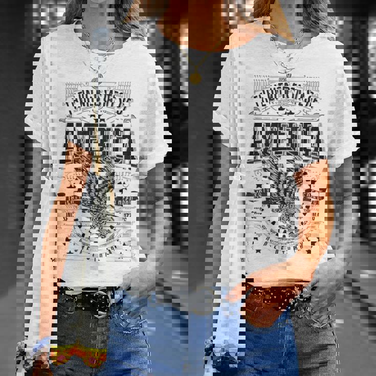 米国 アメリカン イーグル アメリカ国旗 パトリオット Usa バックプリント メンズ Tシャツ 彼女への贈り物