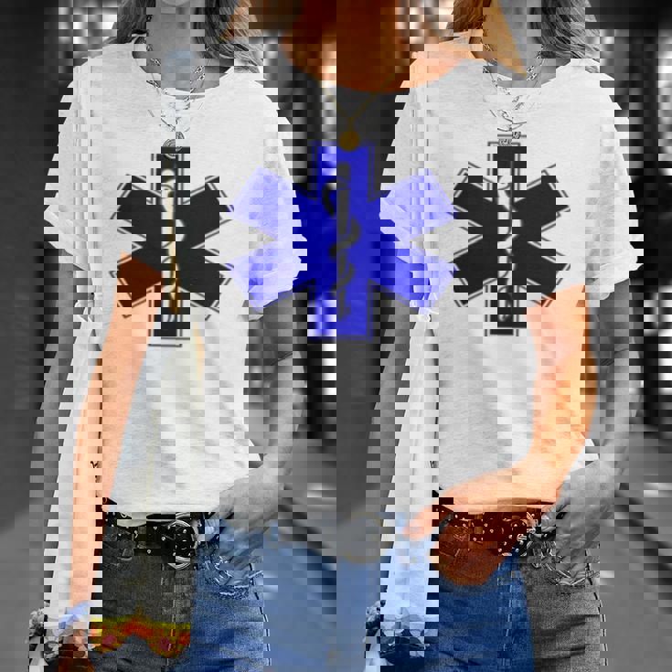 緊急医療レスポンダー Ems Emt 長袖tシャツ Tシャツ 彼女への贈り物