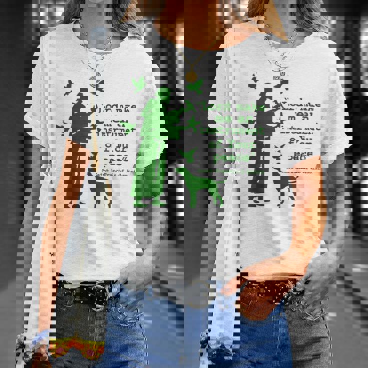 聖フランシスコ Tシャツ 彼女への贈り物