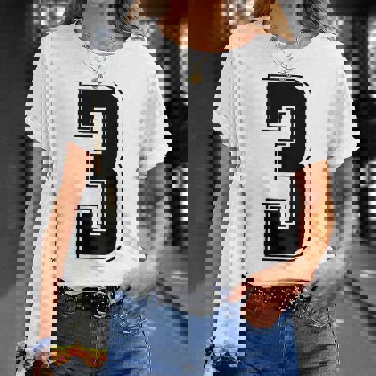 背番号 3 チーム短大スポーツ背番号付きユニフォーム Tシャツ 彼女への贈り物