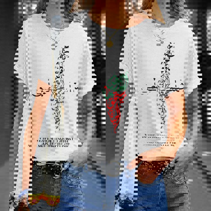 自由パレスチナ Tシャツ 彼女への贈り物