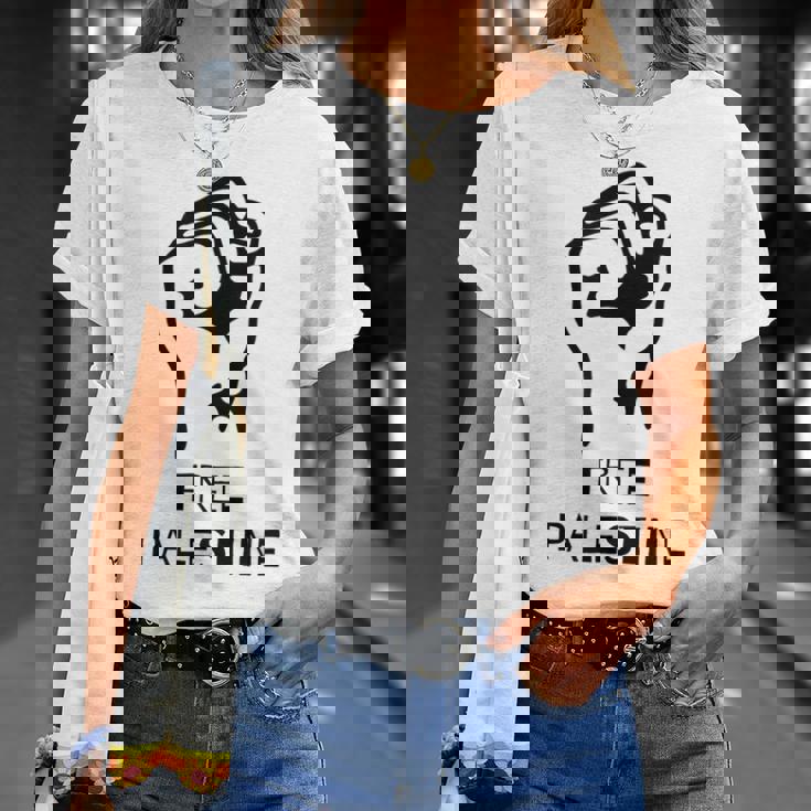 自由パレスチナ・ガザ反戦平和反占領 Tシャツ 彼女への贈り物