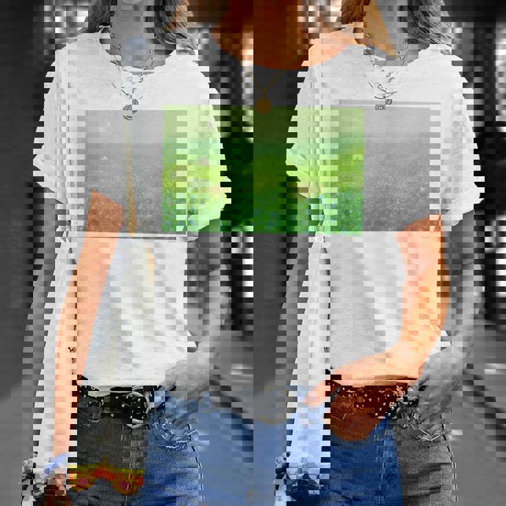 詩とメルヘン 葉祥明 妖精の棲む森 Tシャツ 彼女への贈り物