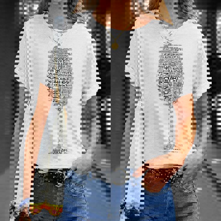 赤ワイングラス ワード アート オブ ワイン タイプ ブラック テキスト Tシャツ 彼女への贈り物