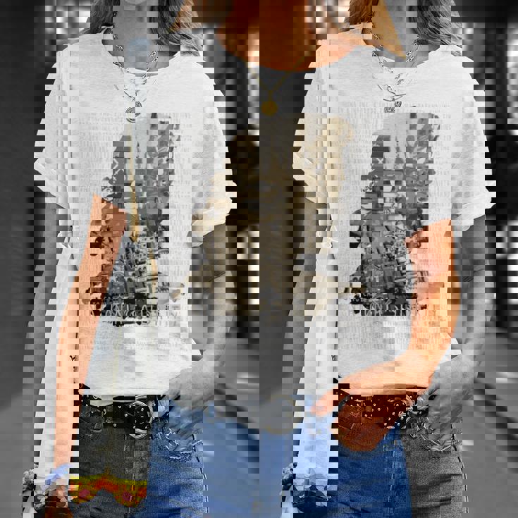 連帯を呼ぶ時 我々はaunganuu Kyiと共に 長袖tシャツ Tシャツ 彼女への贈り物