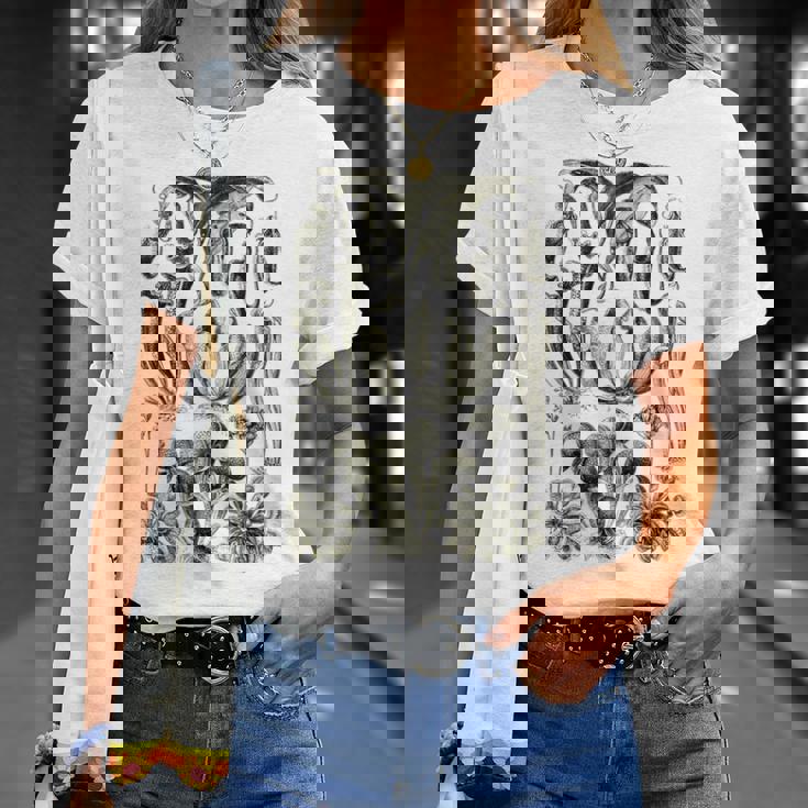 食虫植物 ヴィンテージ サラセニア ボタニカル Tシャツ 彼女への贈り物