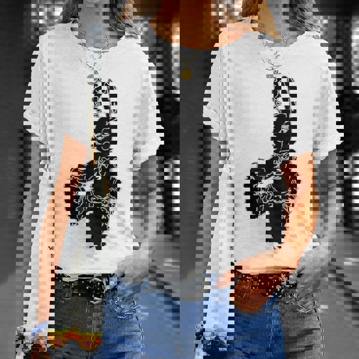 黒うさぎ星人 Tシャツ 彼女への贈り物