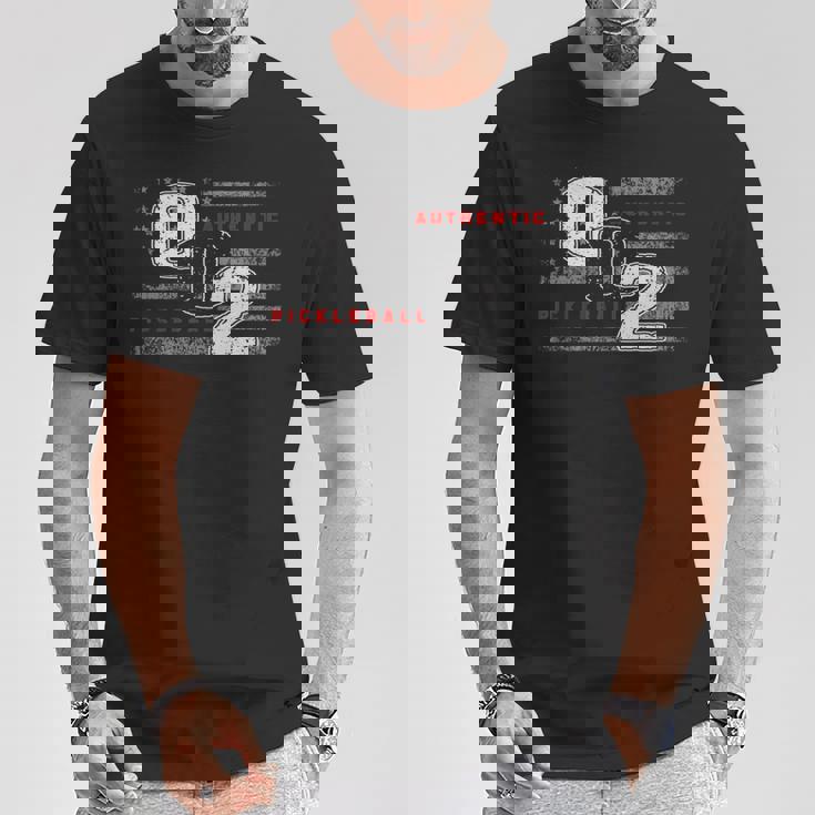 002ピックルボールフラッグ Tシャツ 面白い贈り物