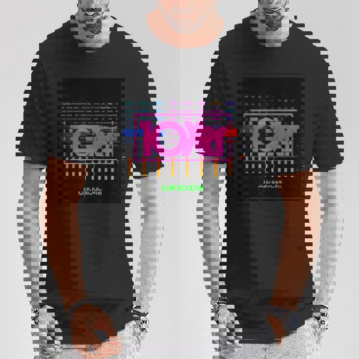 10Xer クール オリジナルアートワーク ロックスター エレクトロニック バンド Tシャツ 面白い贈り物