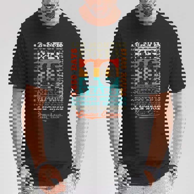 10歳の誕生日 10歳 120ヶ月 すごい生まれ 2015 Tシャツ 面白い贈り物