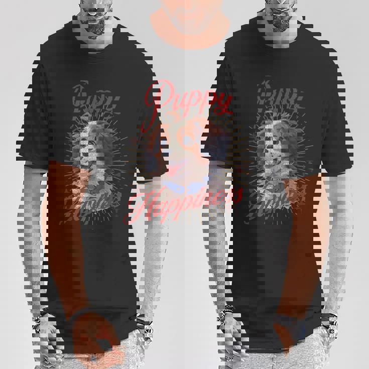 17 大谷 愛犬 子犬 デコピン デコイ Kooikerhondje Puppy Tシャツ 面白い贈り物