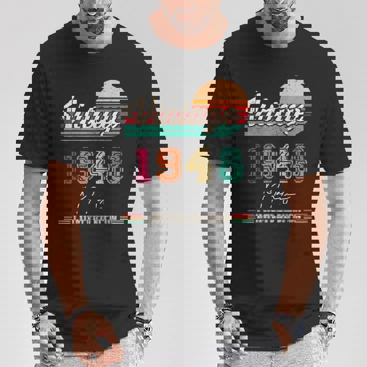 1948年5月生まれ ヴィンテージ ハッピーバースデー 76歳 Tシャツ 面白い贈り物