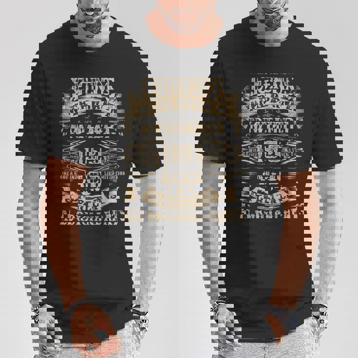 1953年11月 71歳 誕生日プレゼント 男性 71歳の誕生日 Tシャツ 面白い贈り物