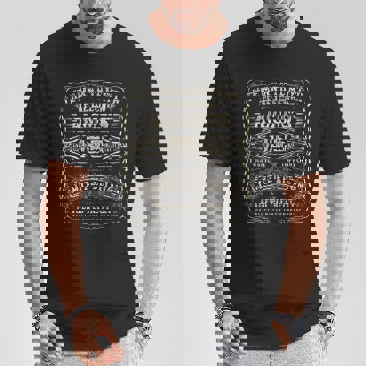 1955年8月 70歳の誕生日プレゼント 男性 70歳 誕生日 Tシャツ 面白い贈り物