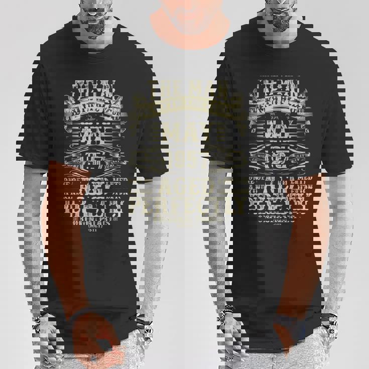 1957年5月 68歳の誕生日プレゼント 男性 68歳 誕生日 Tシャツ 面白い贈り物