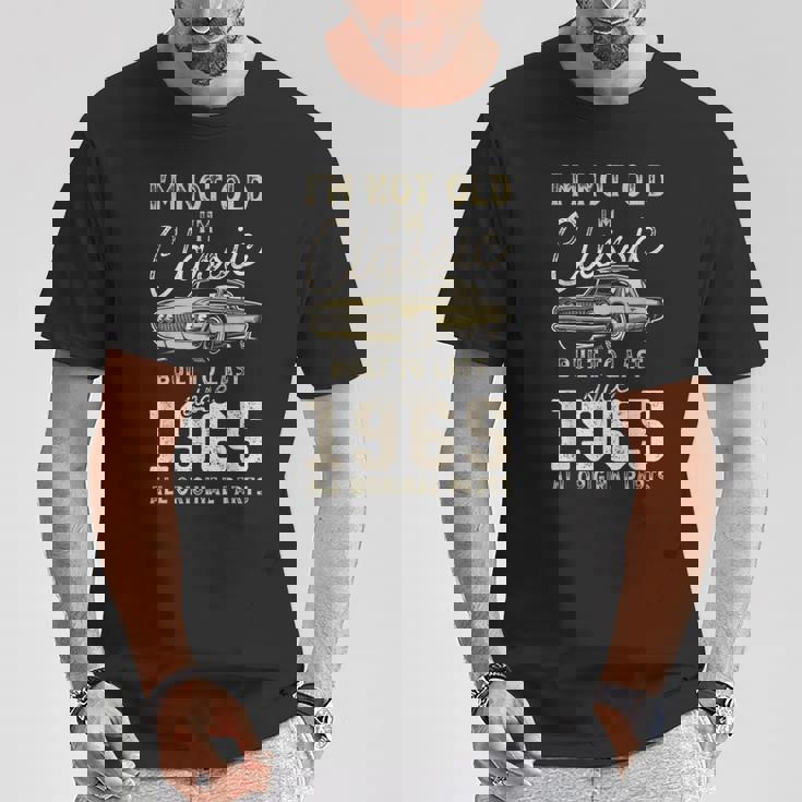 1965年生まれ、60歳の誕生日、クラシックカー Tシャツ 面白い贈り物