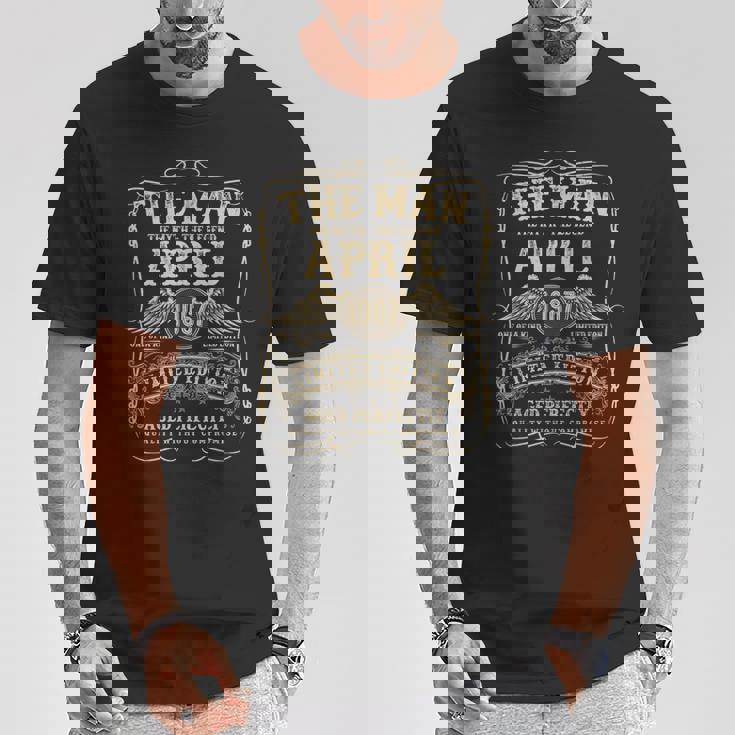 1967年4月 58歳 誕生日プレゼント 男性用 58歳 誕生日 Tシャツ 面白い贈り物