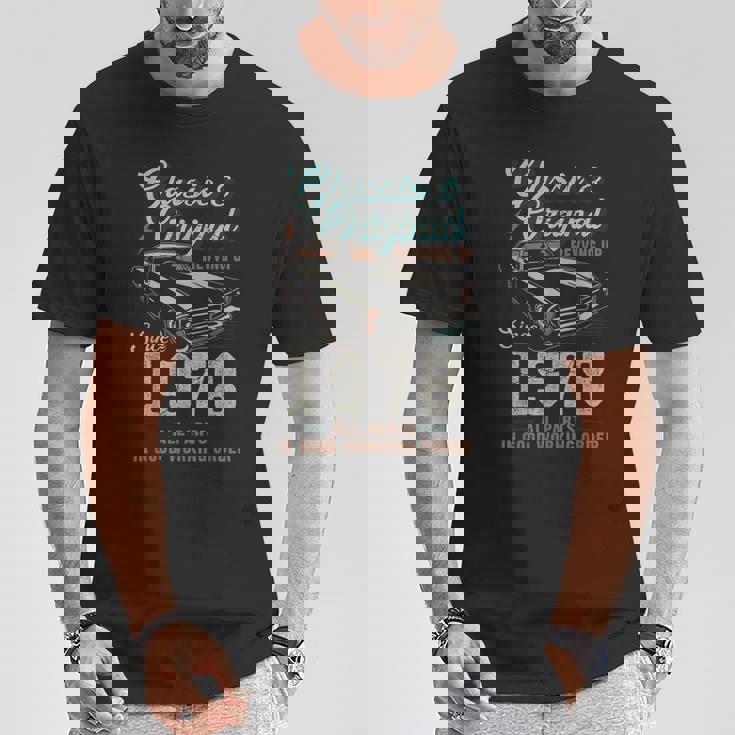 1978年生まれ ヴィンテージカー 47歳の誕生日 Tシャツ 面白い贈り物