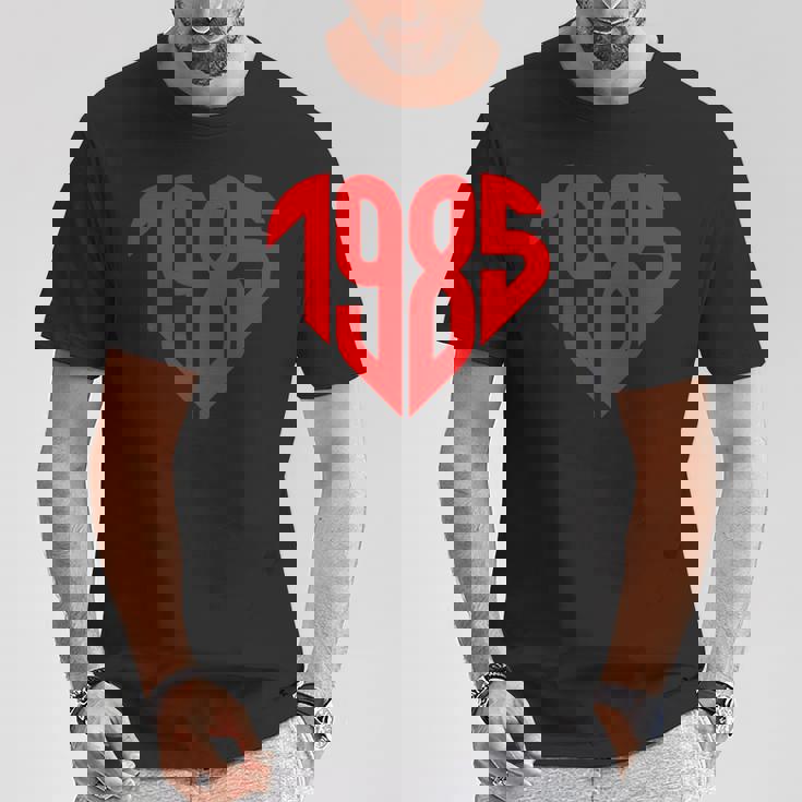 1985 ハート型 ヴィンテージ 1985 ハート型 ラブ 40歳の誕生日に Tシャツ 面白い贈り物