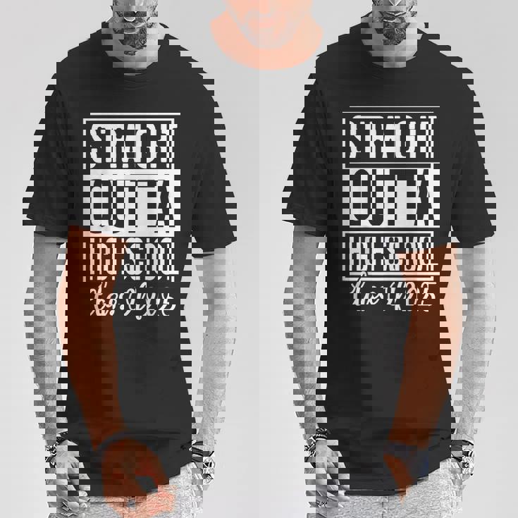 2025年のストレートアウトタ高校授業 Tシャツ 面白い贈り物