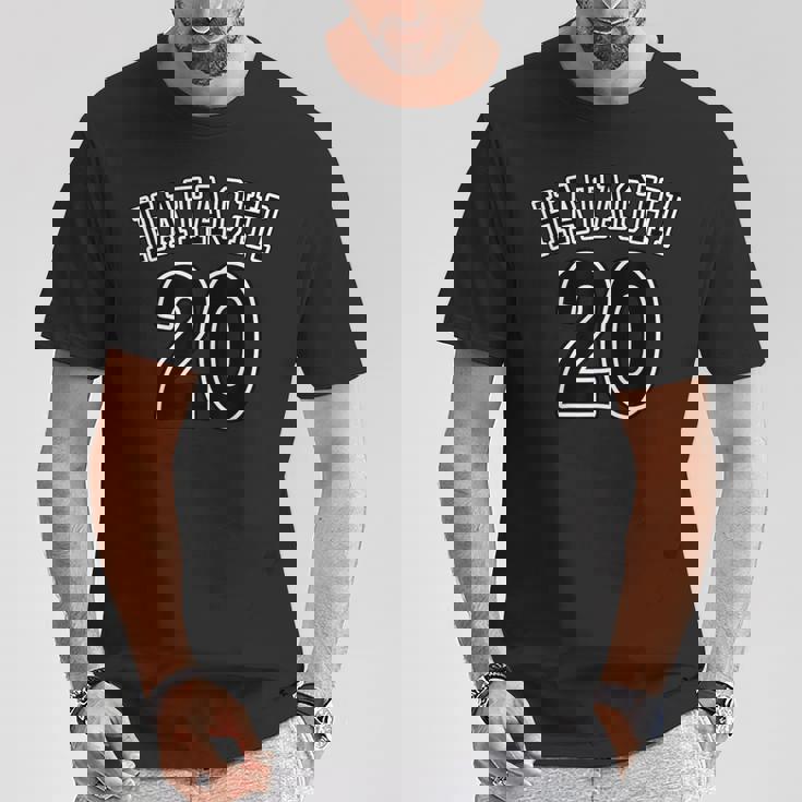 20才（二十歳）はたち（チームユニフォーム風）（お誕生日）祝 20代 面白 Tシャツ 面白い贈り物