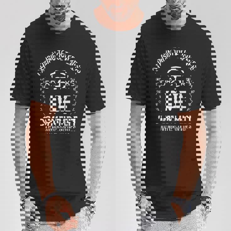 25周年記念の至福のひとときを大切に Tシャツ 面白い贈り物