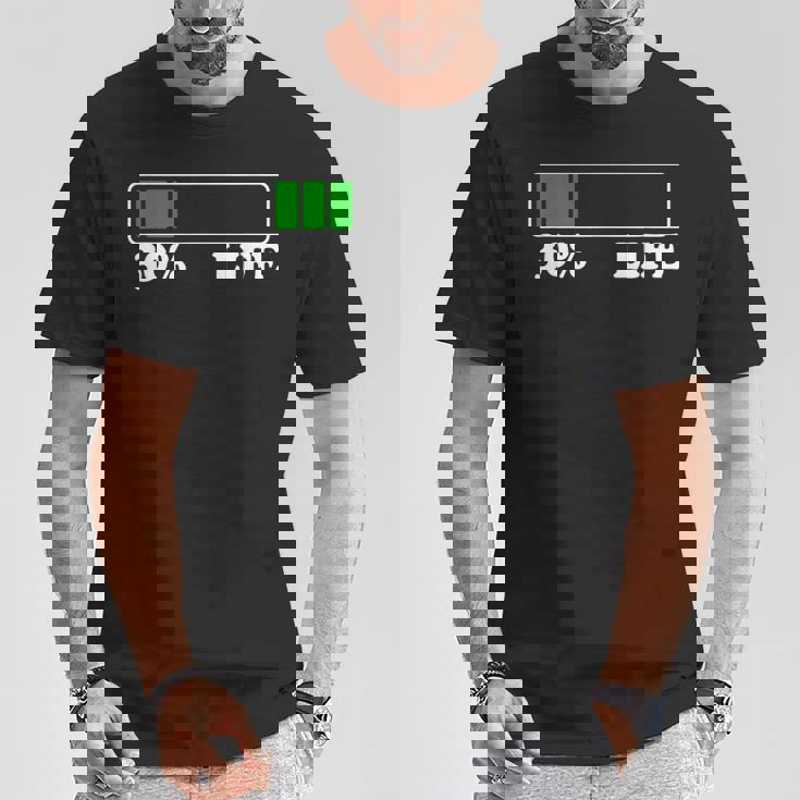 30 Life 30歳の誕生日 30年目の人生 ローディングバー 30パーセント Tシャツ 面白い贈り物