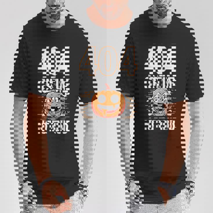 404 コスチューム未発見 ピクセルアート ハロウィンデザイン Tシャツ 面白い贈り物