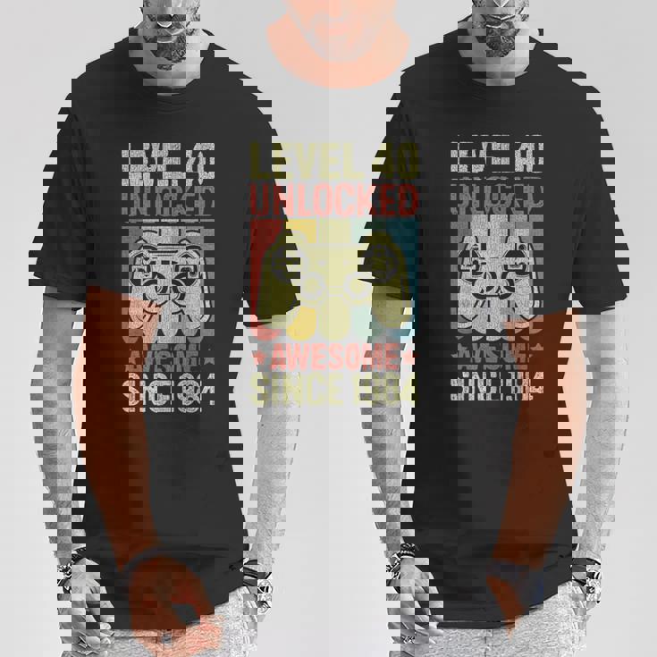 40歳の誕生日 男性 女性 40歳 1984年 装飾 面白い ギフト Tシャツ 面白い贈り物