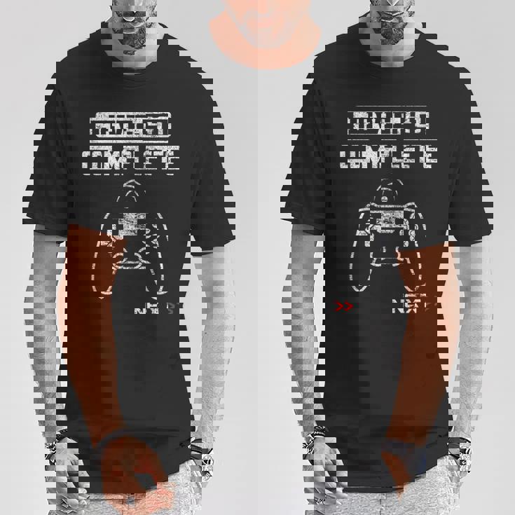 40歳の誕生日プレゼント Level 40 Complete 贈り物 男性用、女性用 Tシャツ 面白い贈り物