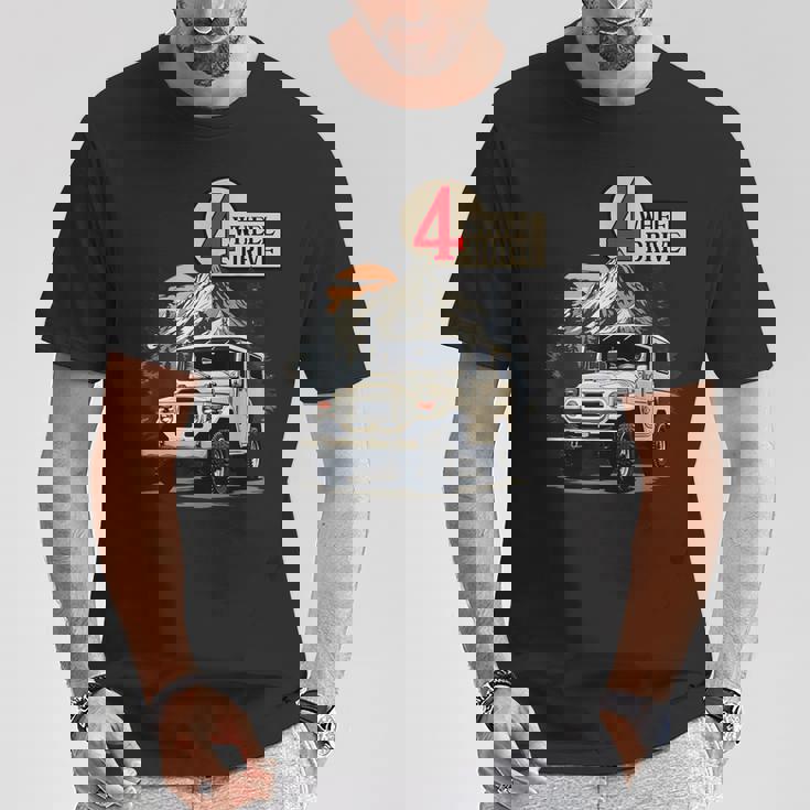 40系 クルーザー マウンテン オフロード 4輪駆動 四駆 Fj Tシャツ 面白い贈り物
