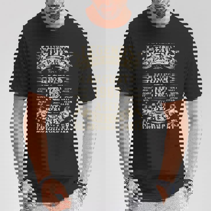 43歳の誕生日プレゼント 男性 43歳 誕生日 1982年8月 Tシャツ 面白い贈り物