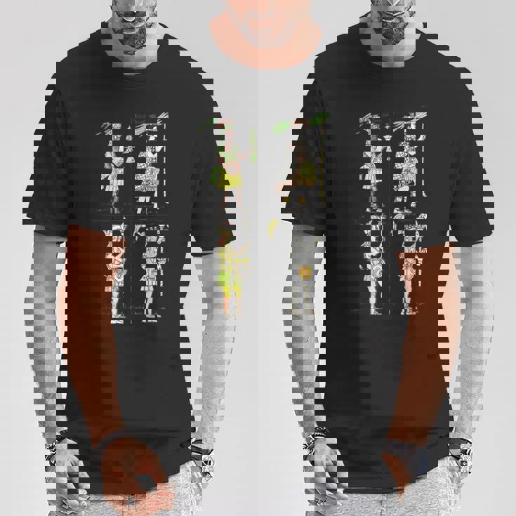 4つのアステカルーラー、フィレンツェコーデックス。 Tシャツ 面白い贈り物