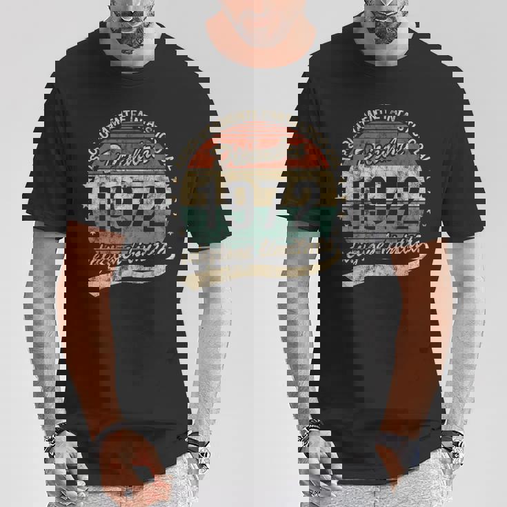 50 Years Absolutely Fantastic Birthday 1972年12月 Tシャツ 面白い贈り物