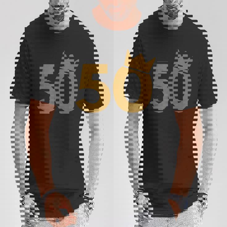 50 王冠 50歳の誕生日に Tシャツ 面白い贈り物