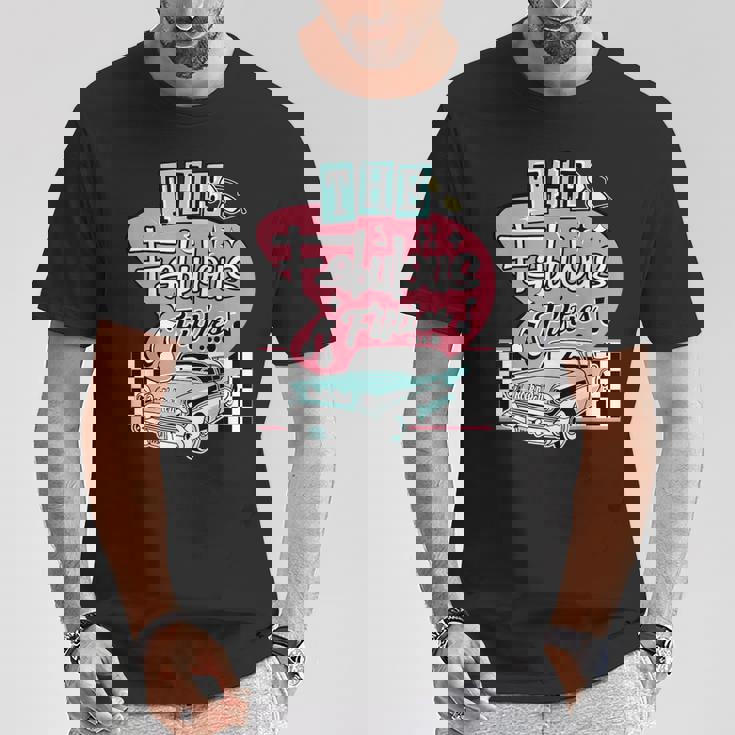 50年代ロカビリーヴィンテージ 1950年代服 レディース メンズ ソックス ホップ Tシャツ 面白い贈り物