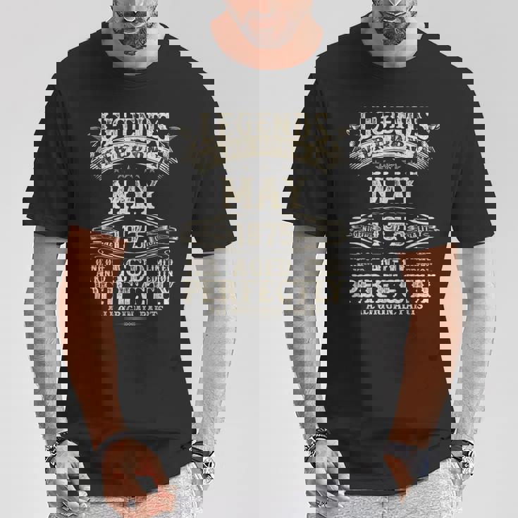 50歳の男性への誕生日プレゼント 1975年5月 50歳 誕生日 Tシャツ 面白い贈り物