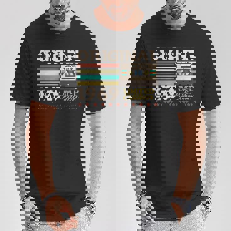 55 歳の誕生日プレゼント男性 1969 年 7月レトロ ビンテージ テープ Tシャツ 面白い贈り物