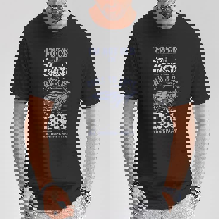 56歳の誕生日 1969年クラシックカー Tシャツ 面白い贈り物