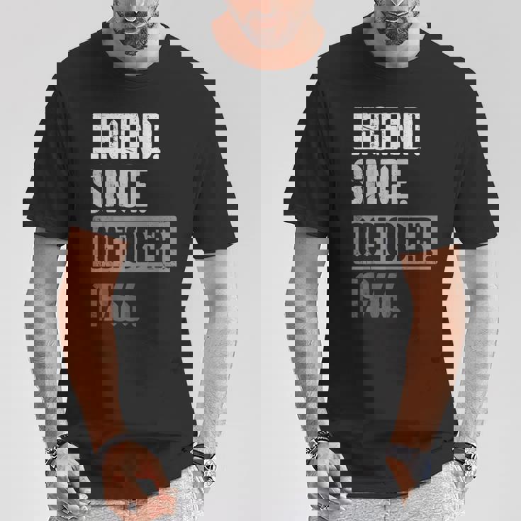 57歳の誕生日 ヴィンテージ レトロ 面白い 57歳 10月 1966 Tシャツ 面白い贈り物