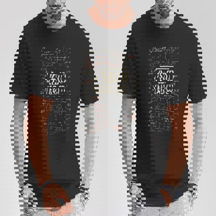 60 Años Cumpleaños Raíz 3600 Mates Ingeniosointage Camiseta unisex Regalos divertidos