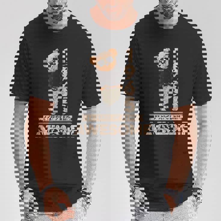 60歳の誕生日 メンズ レディース 1965年 オリジナル 素晴らしいテディベア Tシャツ 面白い贈り物