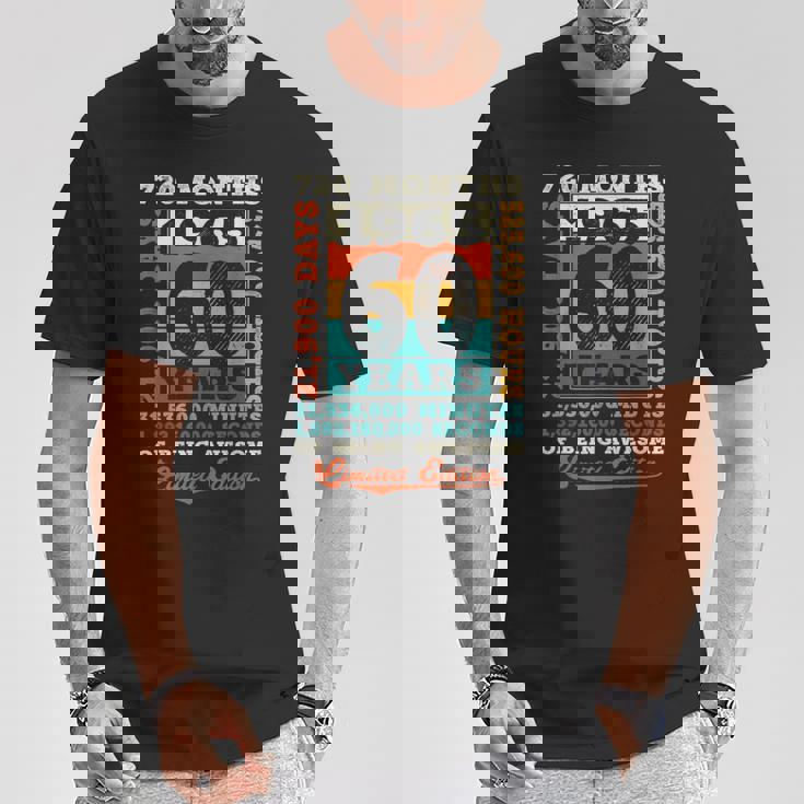 60歳の誕生日 60歳 720ヶ月 すごい生まれ 1965年 Tシャツ 面白い贈り物