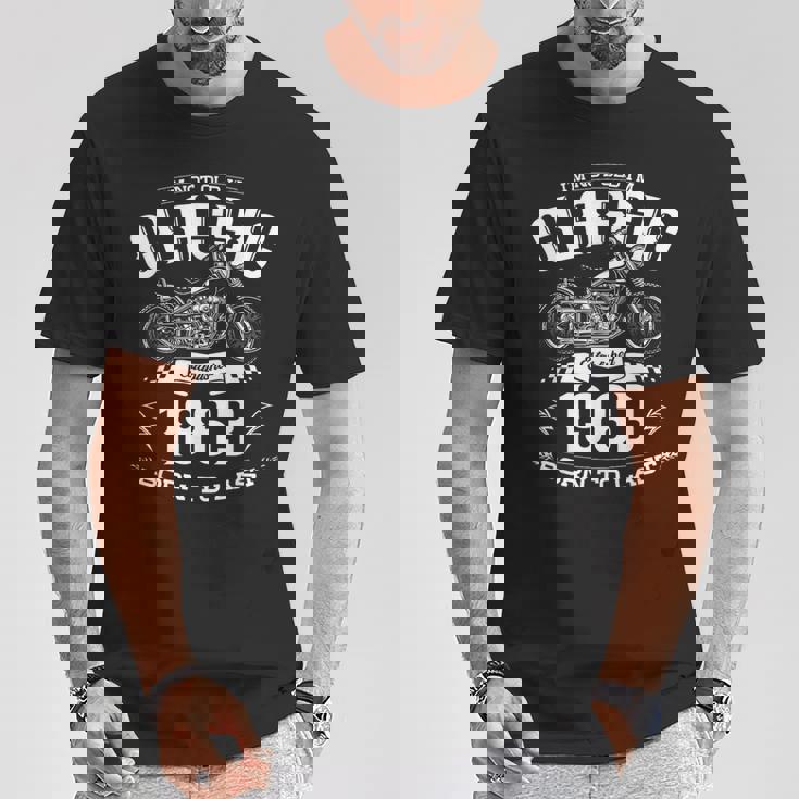 61歳の誕生日 男性 オートバイ バイカー 1963 Tシャツ 面白い贈り物