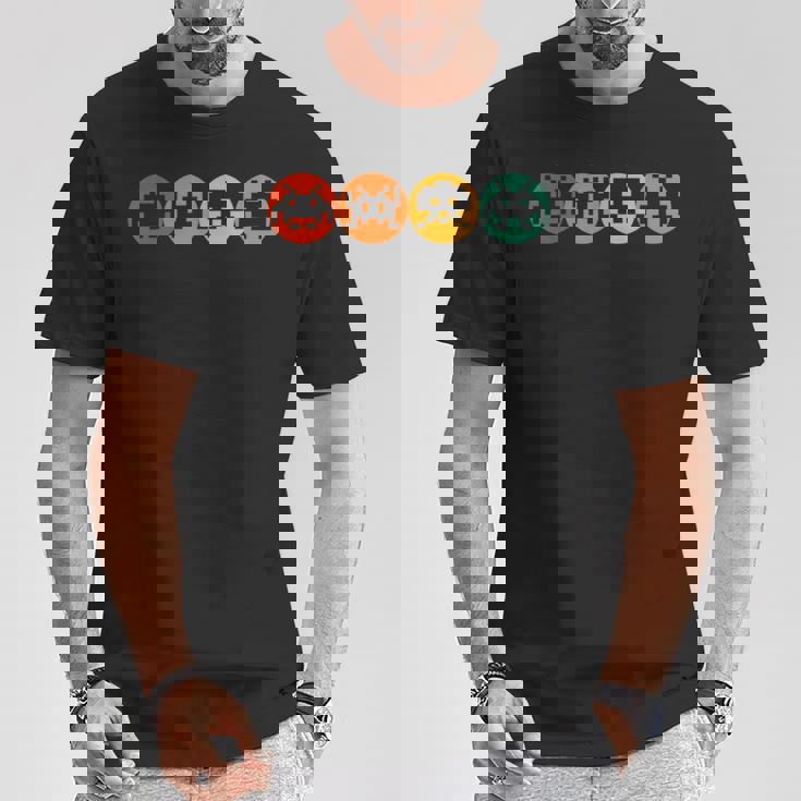 80年代ビデオゲーム ヴィンテージレトロアーケード Tシャツ 面白い贈り物