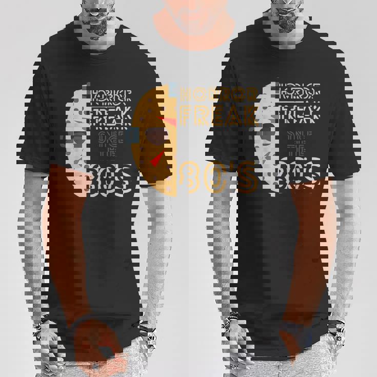 80年代以降のホラーフリーク、80年代スラッシャー映画 Tシャツ 面白い贈り物