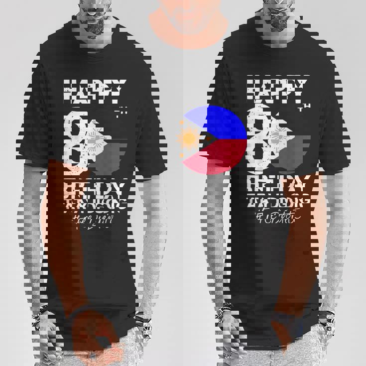 80歳の誕生日おめでとうタテイ・ディゴン・ドゥテルテ Prrd フリー・ドゥテルテ Tシャツ 面白い贈り物