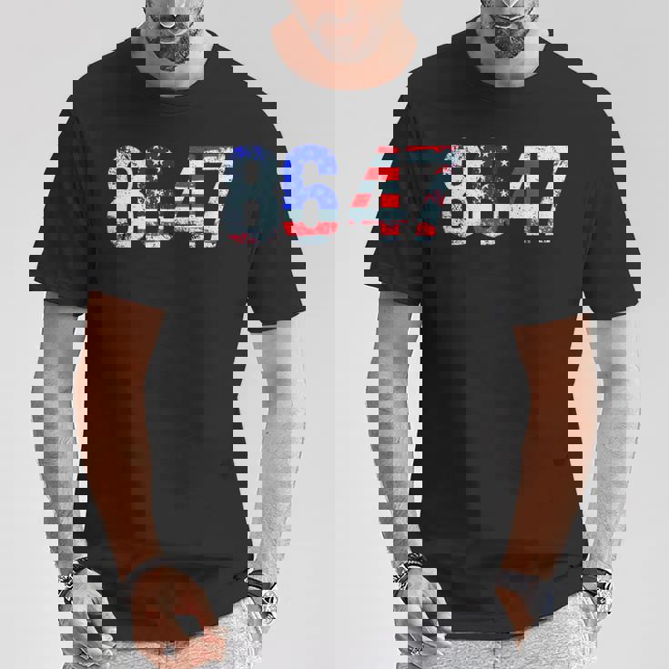 86 47 反トランプ大統領人権 8647 Tシャツ 面白い贈り物