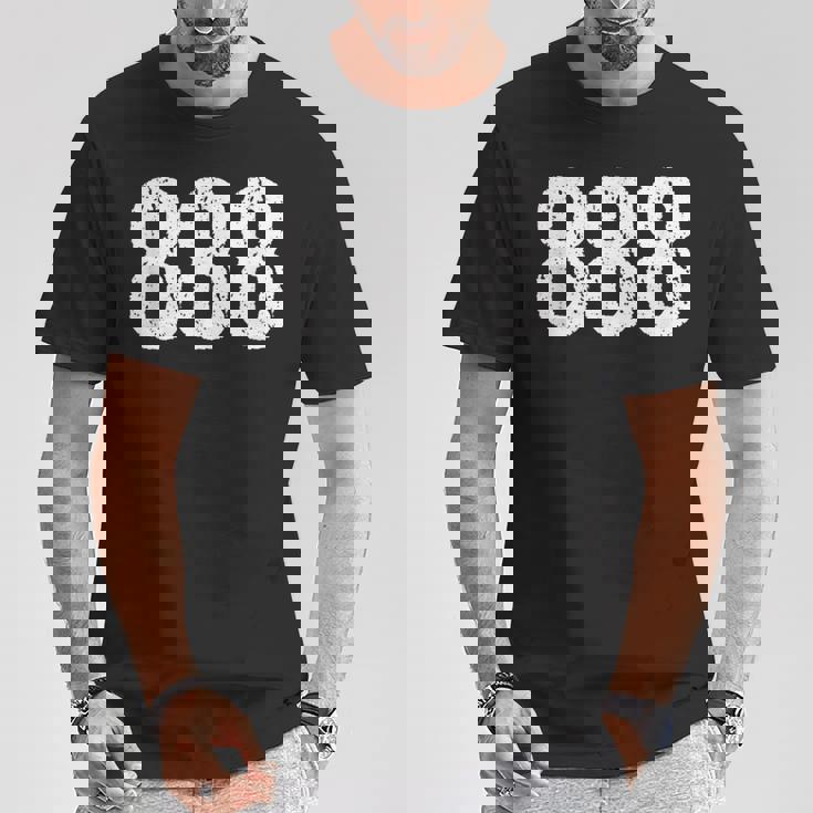 888 数秘術 スピリチュアルパーソナルナンバー 888 エンジェルナンバー Tシャツ 面白い贈り物