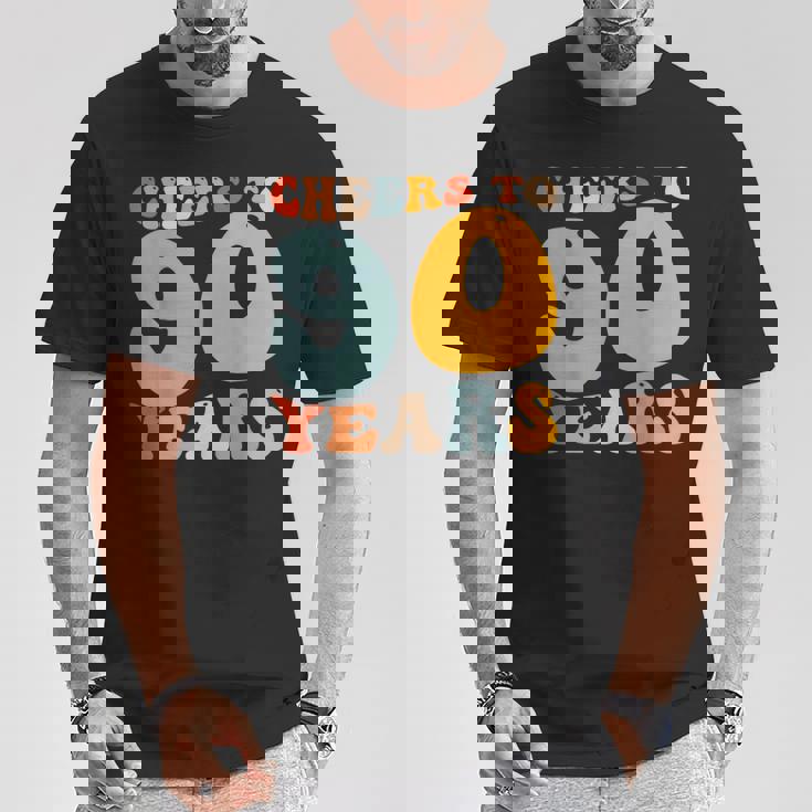 90歳 誕生日 パーティー お祝い 乾杯 90歳 Tシャツ 面白い贈り物